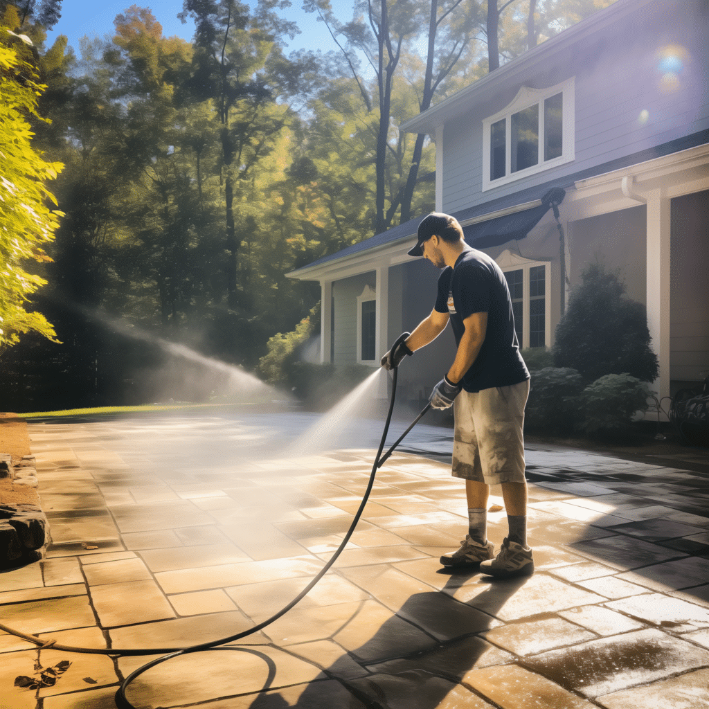 School Exterior Cleaning, Parking Lot Cleaning, Pressure Washing Germantown Maryland