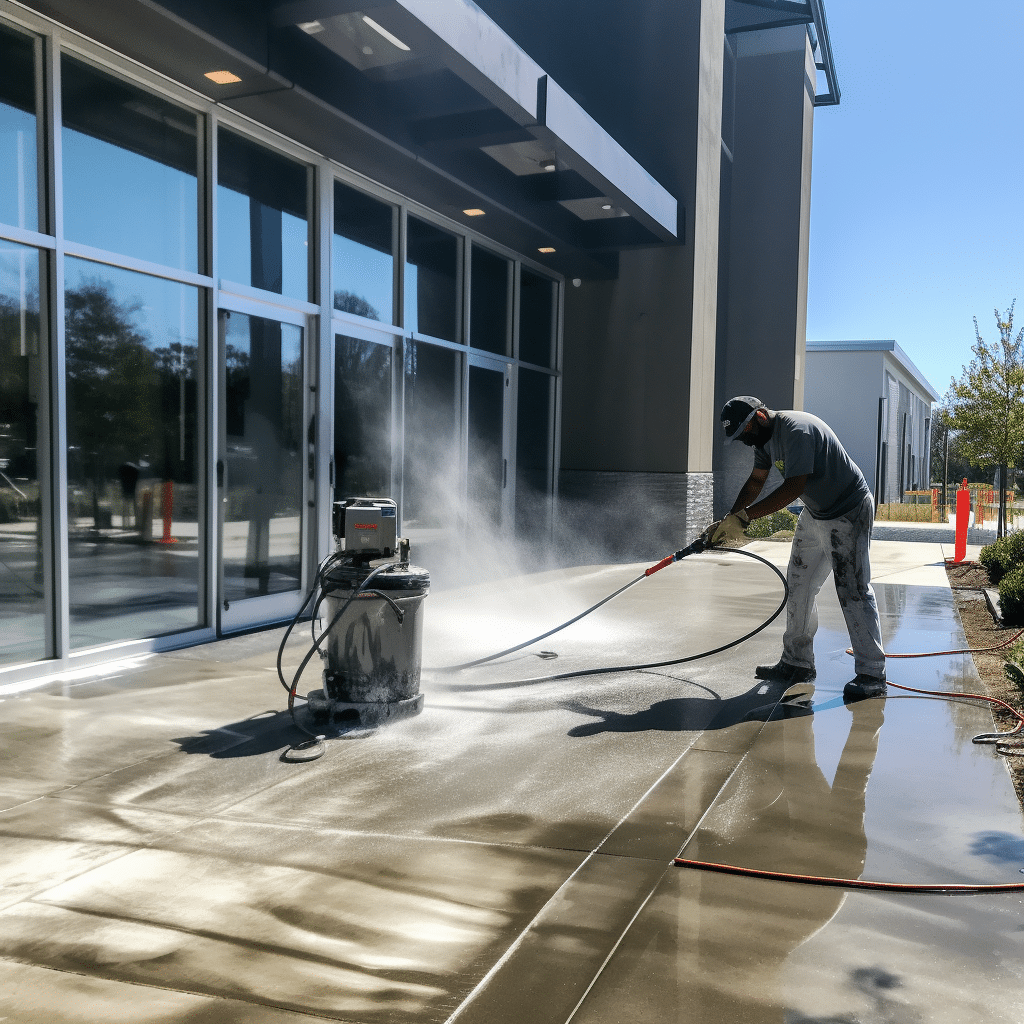 Building Exterior Cleaning, Commercial Pressure Washing Germantown Maryland