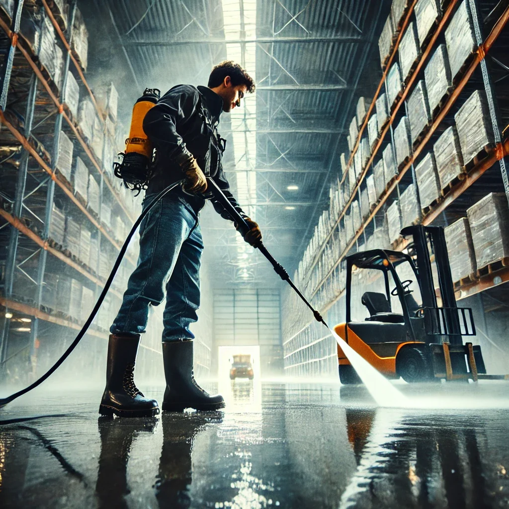 How Pressure Washing Improves Warehouse Safety